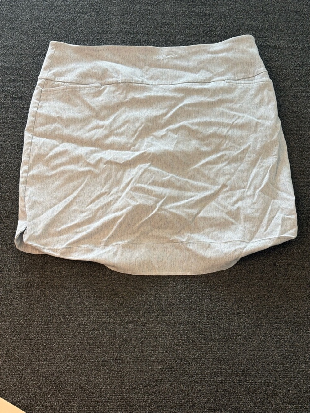 Women’s Blue white stripe tummy control  Mini Skirt with Stretch Waist